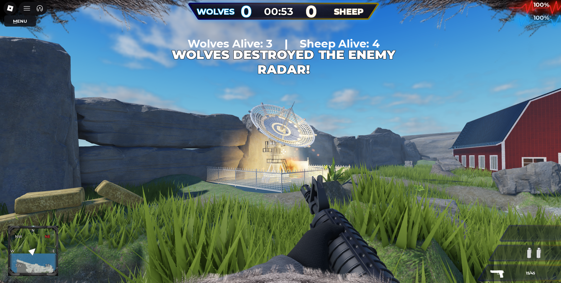 Sabotage radar destroyed